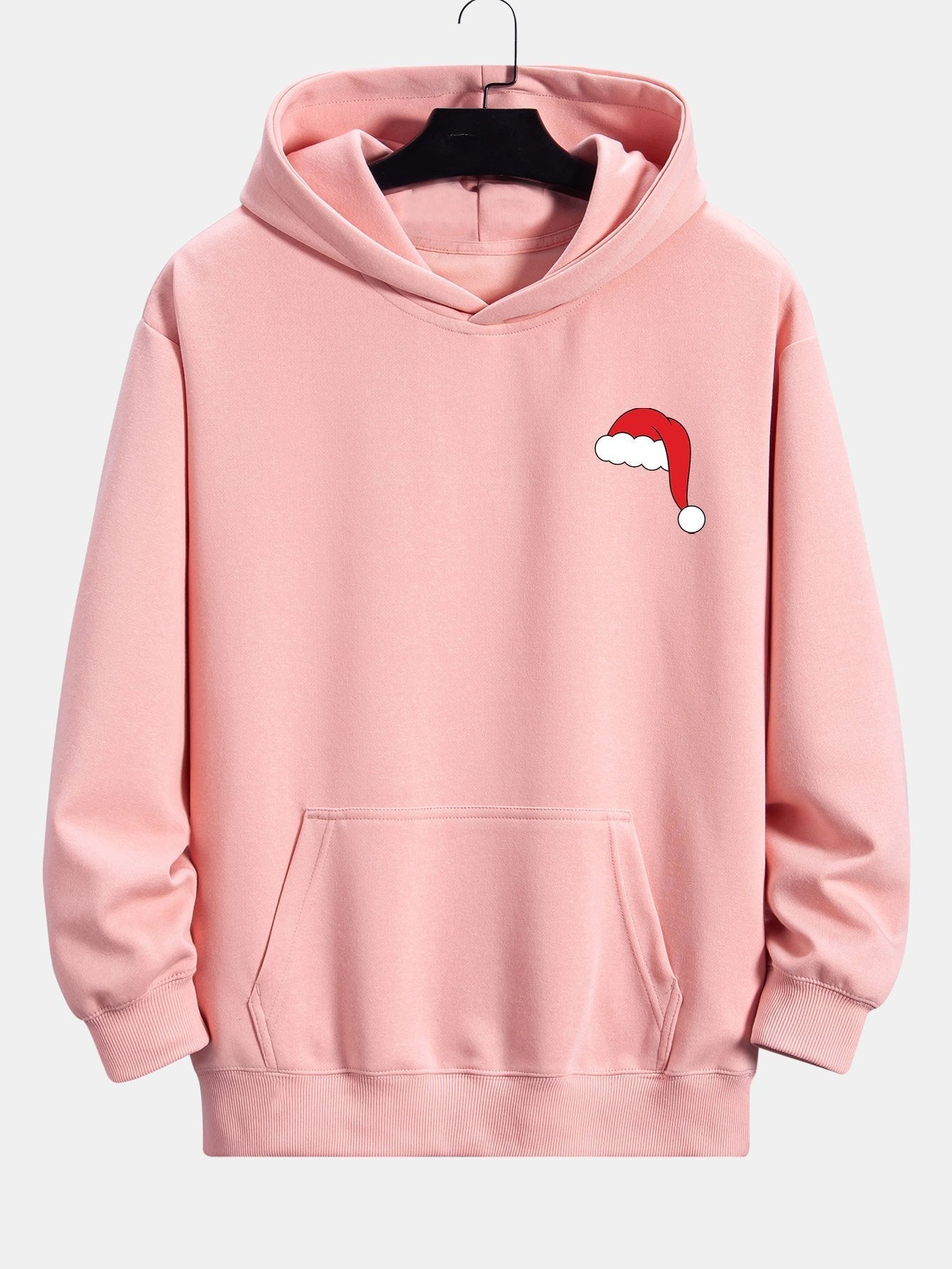VARENO Santa Hat Staring Hoodie