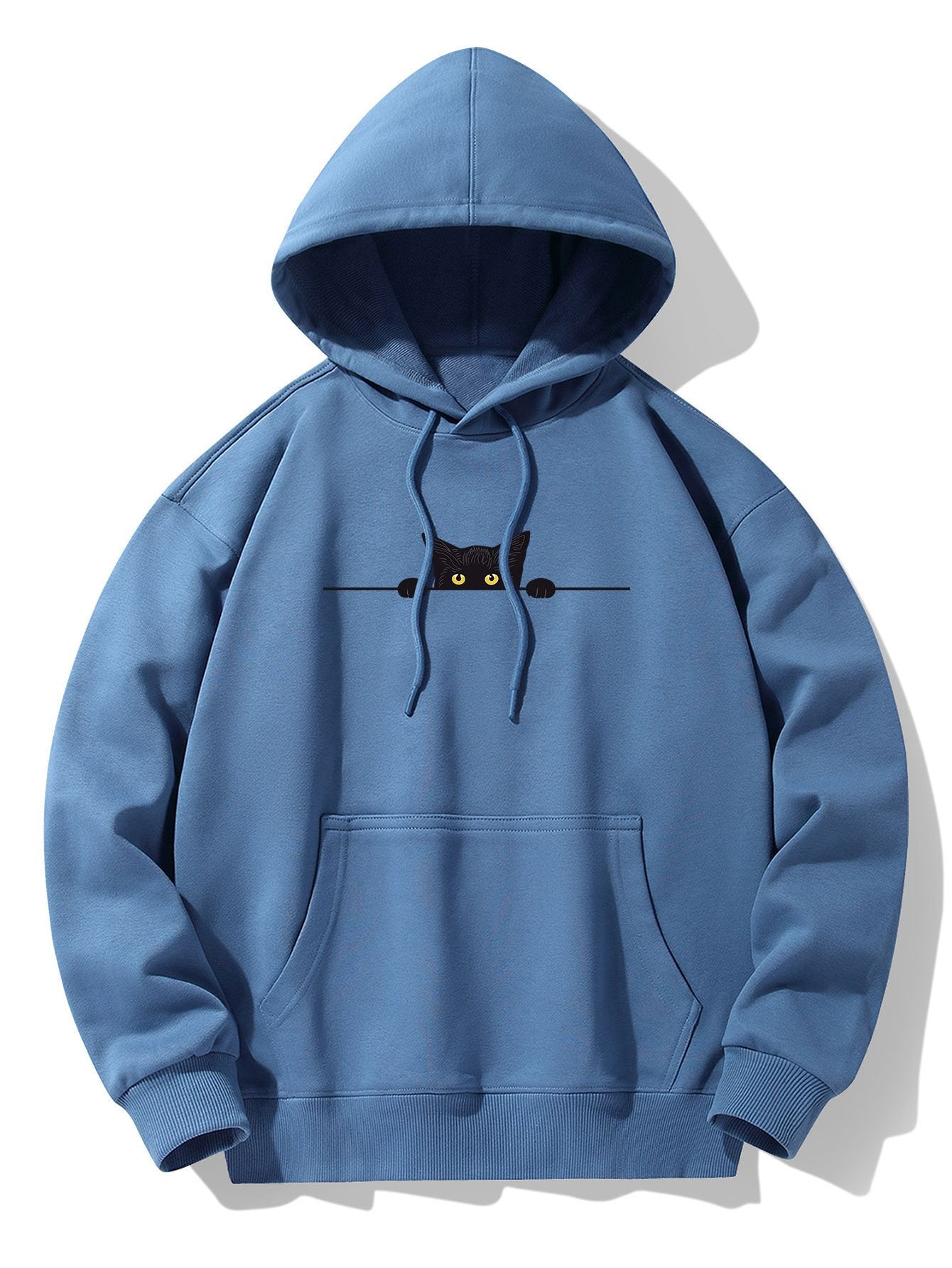 VARENO Black Cat Drop Hoodie