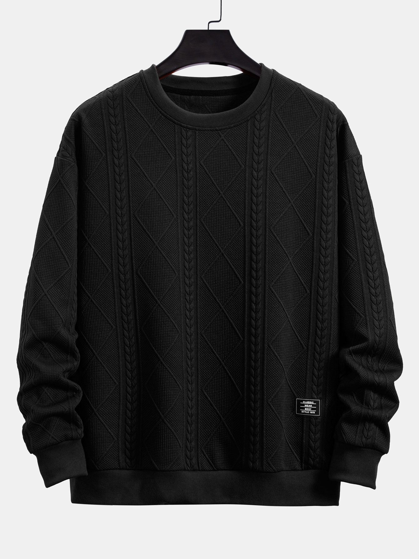 VARENO Fit Geometric Sweatshirt