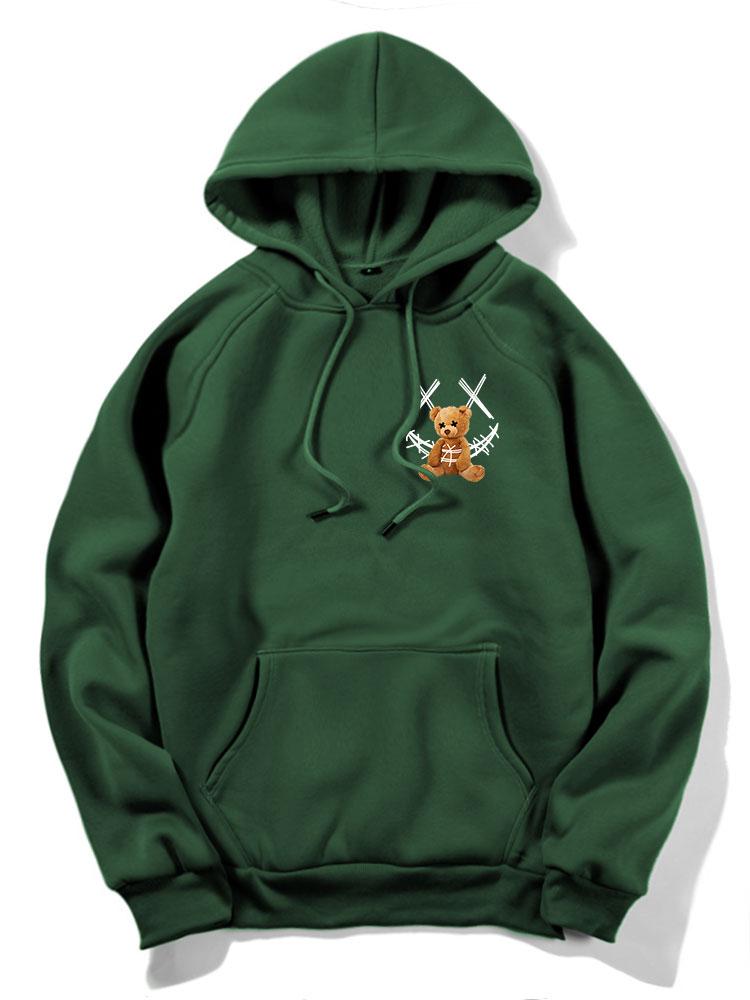 VARENO Smiley Bear Hoodie