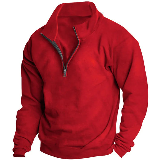 VARENO Zipper Sweatshirt