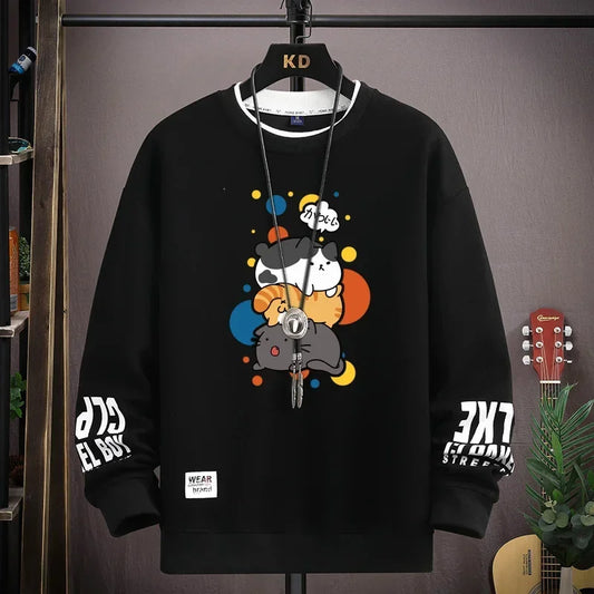 VARENO JP Cartoon Sweatshirt