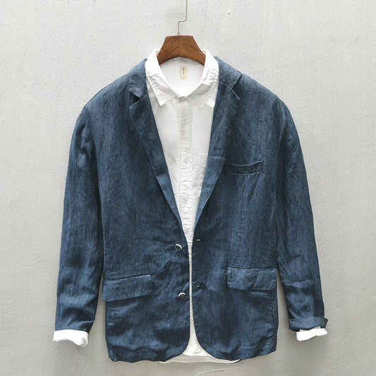RANDY Keten Blazer Ceket