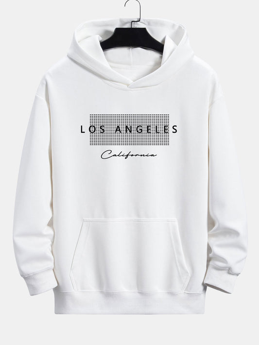 VARENO Los Angeles Checkered Hoodie