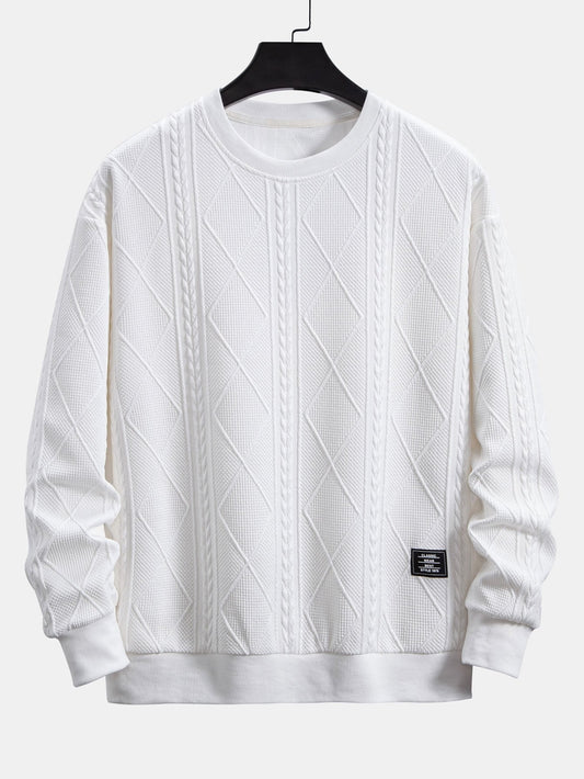VARENO Fit Geometric Sweatshirt