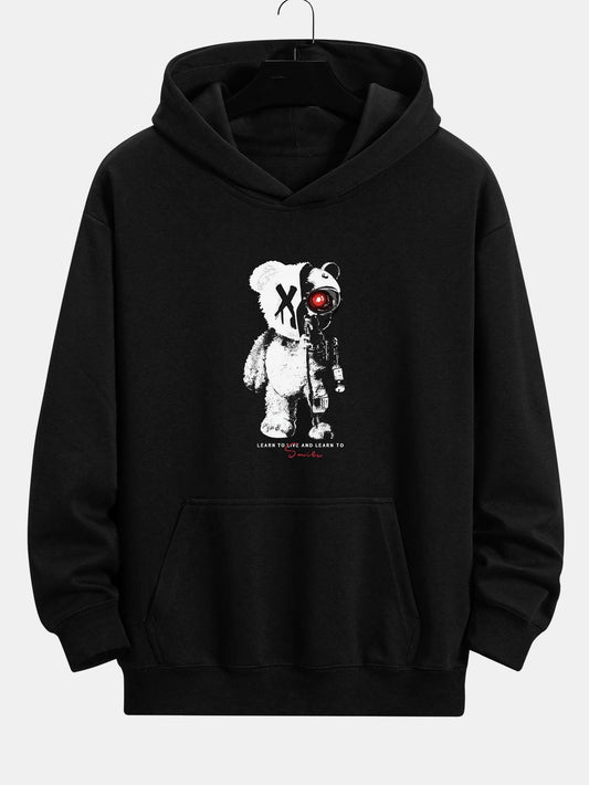 VARENO Robot Bear Hoodie