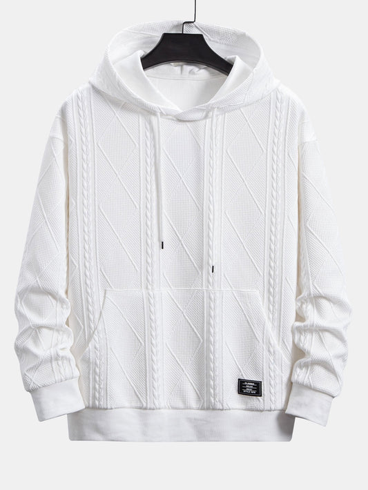 VARENO Geometric Hoodie