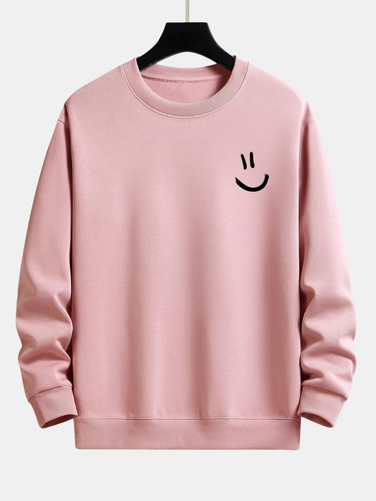 VARENO Smiley Face Sweatshirt