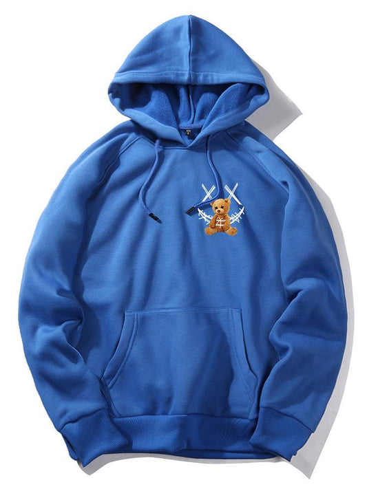 VARENO Smiley Bear Hoodie