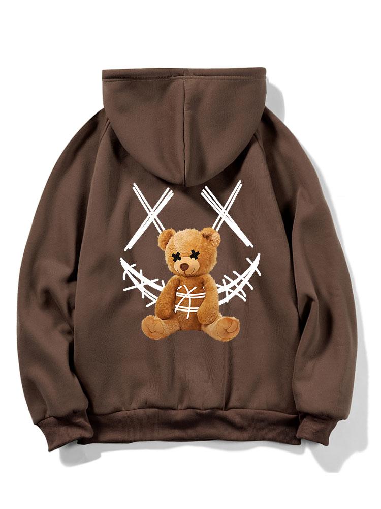 VARENO Smiley Bear Hoodie