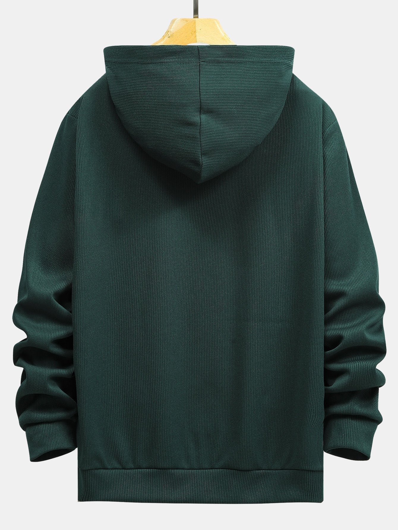 VARENO Basic Ribbed Hoodie