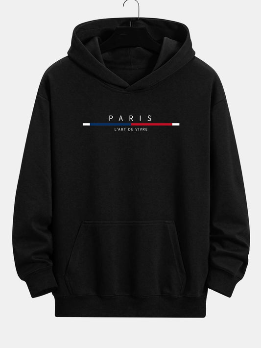 VARENO Paris Stripe Hoodie