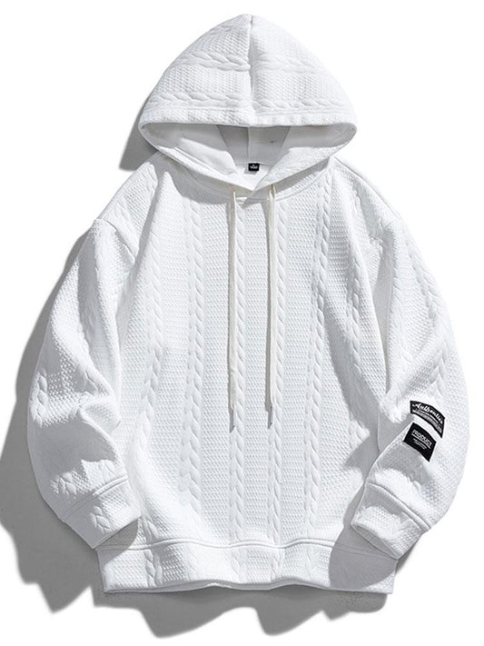 VARENO Wheat Jacquard Hoodie